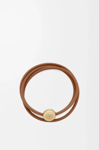 Bracciale Pebble in pelle di vitello Warm Desert