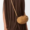 Bracelet Pouch in pelle di agnello nappa plissettata Warm Desert