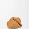 Bracelet Pouch in pelle di agnello nappa plissettata Warm Desert