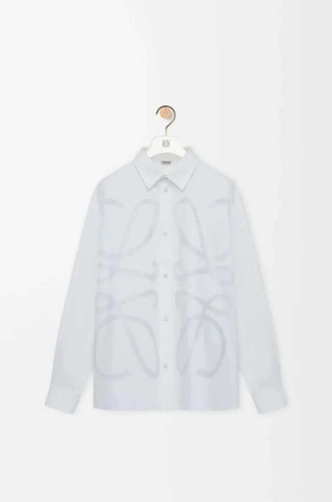 Camicia Anagram in cotone Bianco Camicia Anagram in cotone Bianco