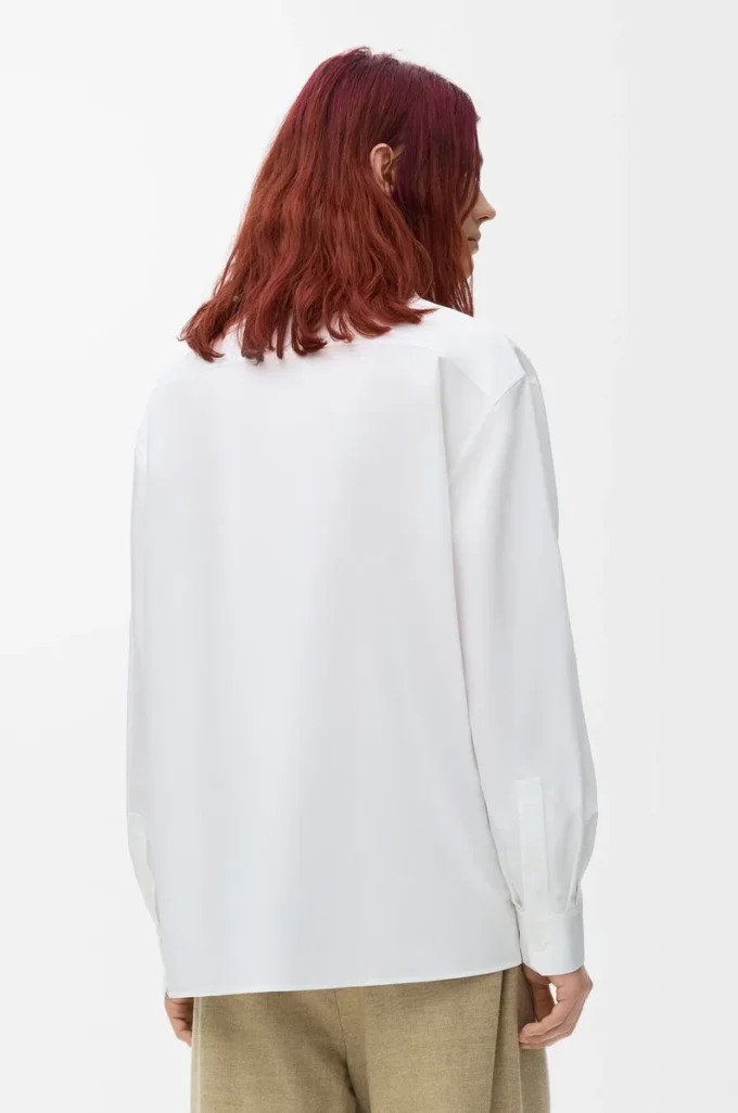 Camicia Anagram in cotone Bianco Camicia Anagram in cotone Bianco