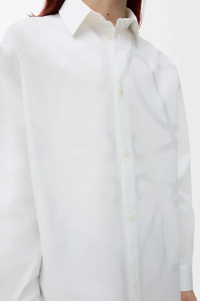 Camicia Anagram in cotone Bianco Camicia Anagram in cotone Bianco