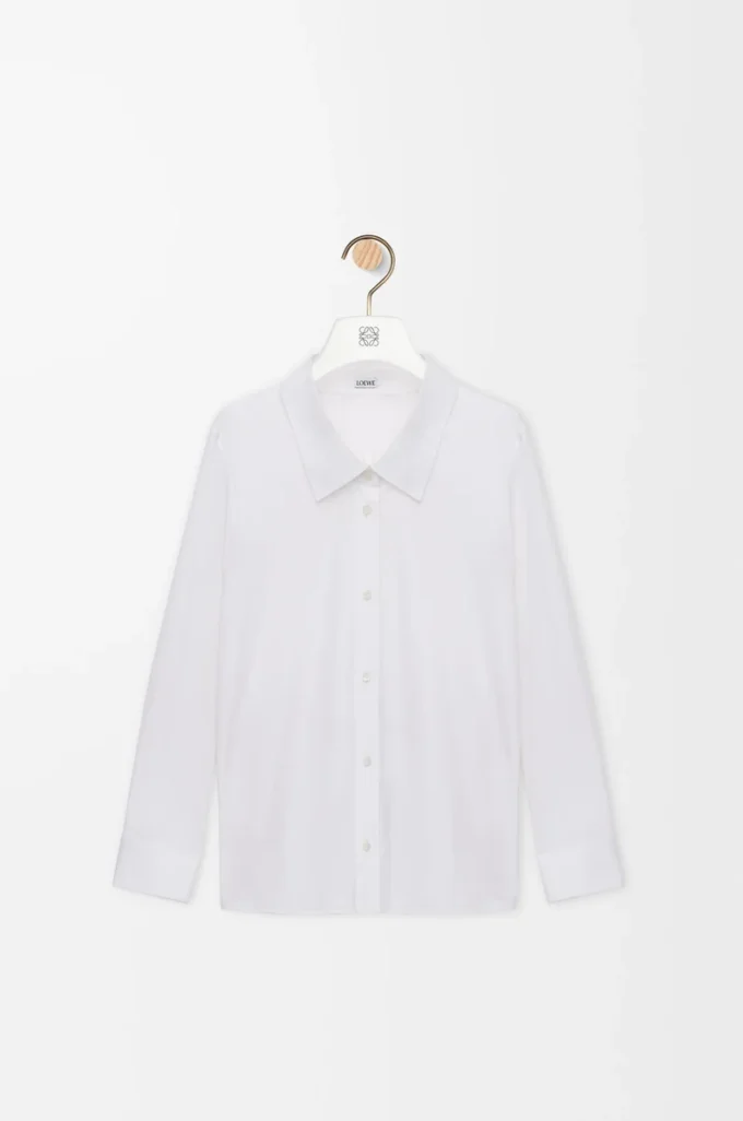 Camicia decorata in cotone Bianco Camicia decorata in cotone Bianco