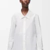 Camicia decorata in cotone Bianco Camicia decorata in cotone Bianco