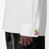 Camicia decorata in cotone Bianco Camicia decorata in cotone Bianco