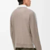 Camicia ibrida in cotone e lana Bianco/Beige