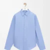Camicia in cotone Azzurro Camicia in cotone Azzurro