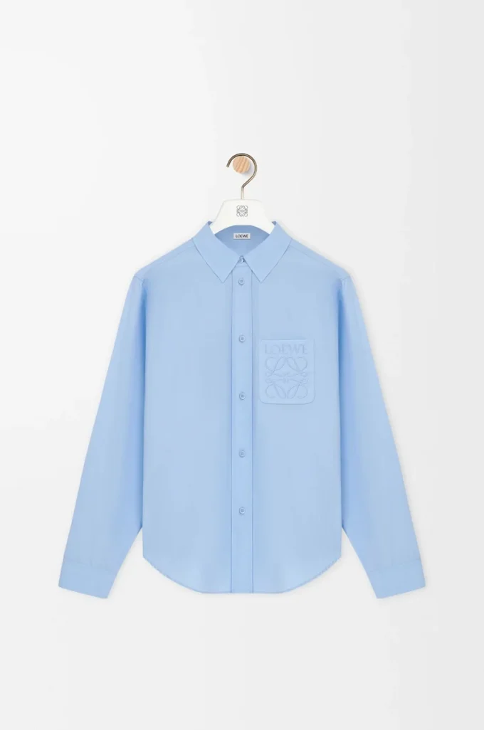 Camicia in cotone Azzurro Camicia in cotone Azzurro