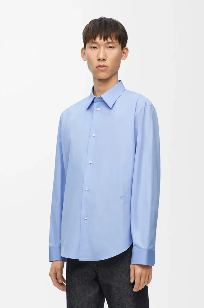 Camicia in cotone Azzurro Camicia in cotone Azzurro