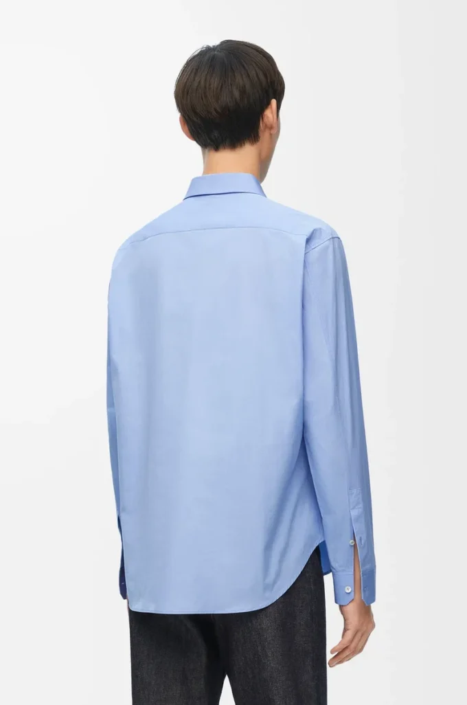 Camicia in cotone Azzurro Camicia in cotone Azzurro