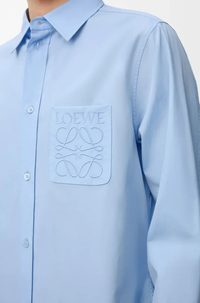 Camicia in cotone Azzurro Camicia in cotone Azzurro