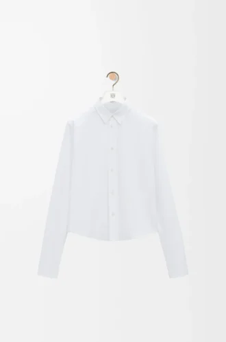 Camicia in cotone bianco