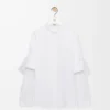 Camicia in cotone bianco