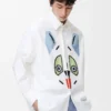 Camicia in cotone bianco