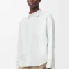 Camicia in cotone bianco