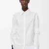 Camicia in cotone bianco