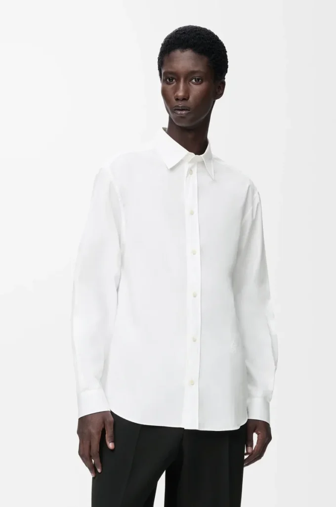 Camicia in cotone bianco Camicia in cotone bianco