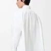 Camicia in cotone bianco