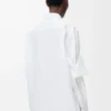 Camicia in cotone bianco
