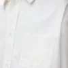Camicia in cotone bianco
