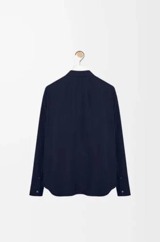 Camicia in cotone blu navy Camicia in cotone blu navy
