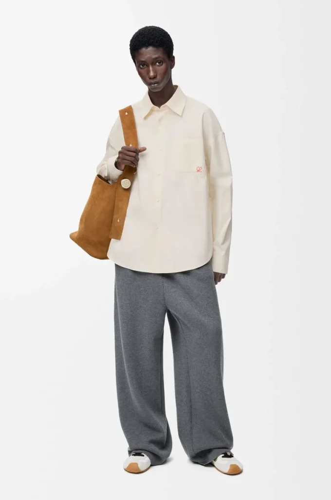 Camicia in cotone Ecru