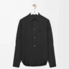 Camicia in cotone nero