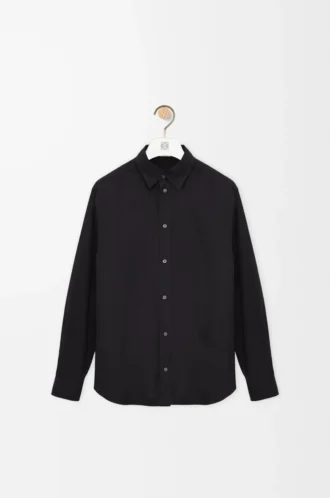 Camicia in cotone nero Camicia in cotone nero