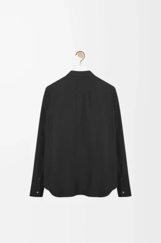 Camicia in cotone nero