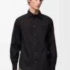Camicia in cotone nero Camicia in cotone nero