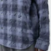 Camicia in lana e cotone blu navy Camicia in lana e cotone blu navy