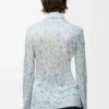 Camicia in viscosa Bianco/Blu Camicia in viscosa Bianco/Blu