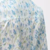 Camicia in viscosa Bianco/Blu Camicia in viscosa Bianco/Blu