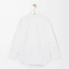 Camicia mantella in cotone Bianco