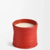 Candela media Foglie di pomodoro Rossa Candela media Foglie di pomodoro Rossa