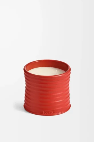 Candela media Foglie di pomodoro Rossa