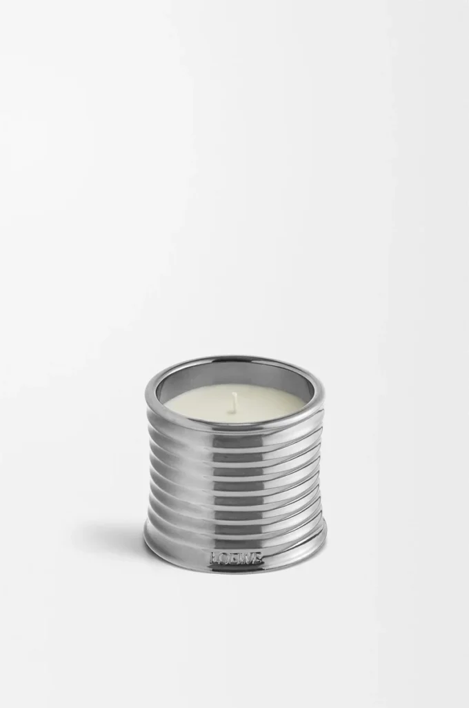 Candela profumata Midi Black Sesame Argento