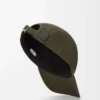 Cappellino da campeggio in cotone kaki scuro