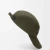 Cappellino da campeggio in cotone kaki scuro