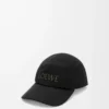 Cappellino da campo in cotone nero Cappellino da campo in cotone nero