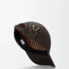 Cappellino Futurist Cat in cotone marrone/nero Cappellino Futurist Cat in cotone marrone/nero