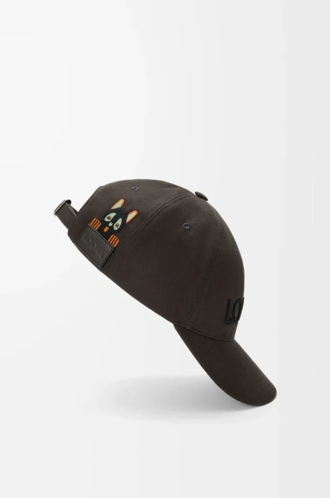 Cappellino Futurist Cat in cotone marrone/nero Cappellino Futurist Cat in cotone marrone/nero