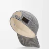 Cappellino in lana blu/bianco Cappellino in lana blu/bianco
