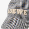 Cappellino in lana blu/bianco Cappellino in lana blu/bianco