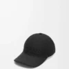 Cappellino in tela nera