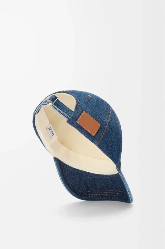 Cappellino LOEWE in denim Denim Blue