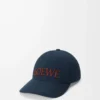 Cappellino LOEWE in tela blu navy