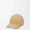 Cappellino LOEWE in tela color sabbia
