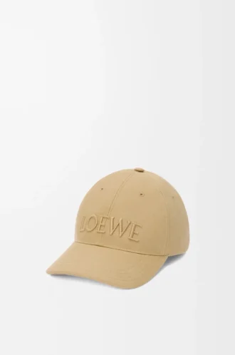 Cappellino LOEWE in tela color sabbia Cappellino LOEWE in tela color sabbia