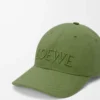 Cappellino LOEWE in tela verde salvia Cappellino LOEWE in tela verde salvia